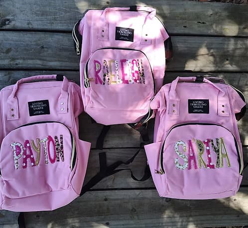 Applique Diaper Bag