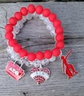 Delta Sigma Theta Charm Bracelet