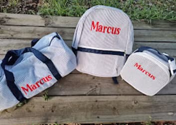 Three-Piece Seersucker Set — image 1