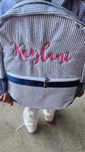 Toddler Monogram Backpack — image 1