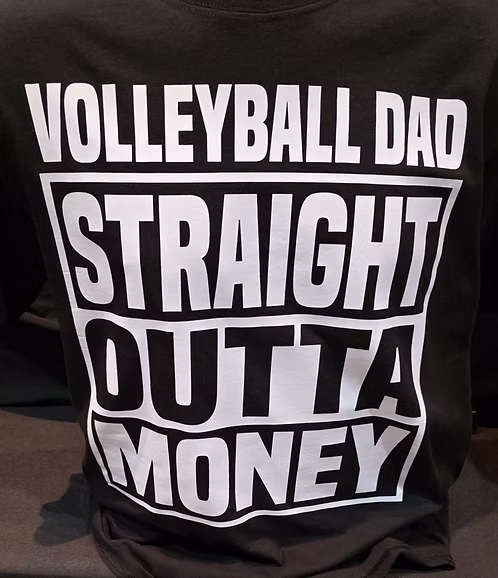 Volleyball Straight Up Shirt — image 1