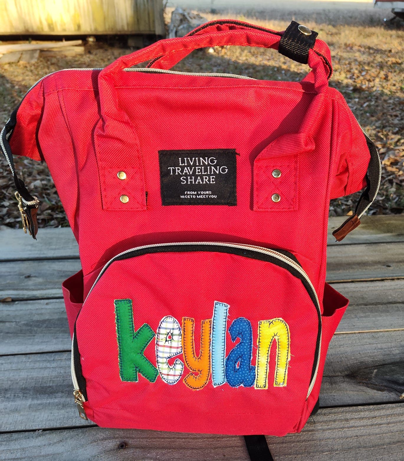 Applique Diaper Bag — image 1