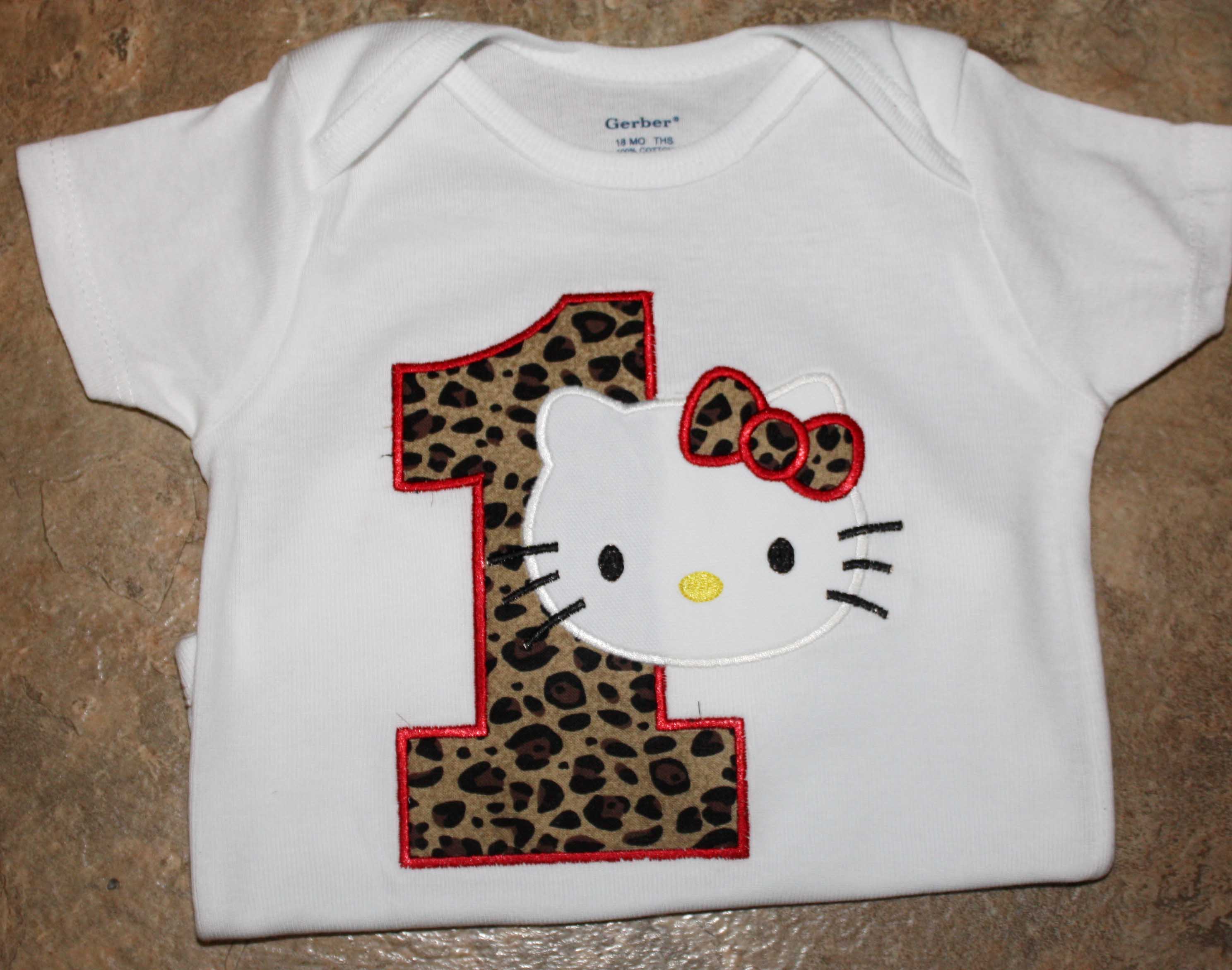Cheetah Hello Kitty Shirt